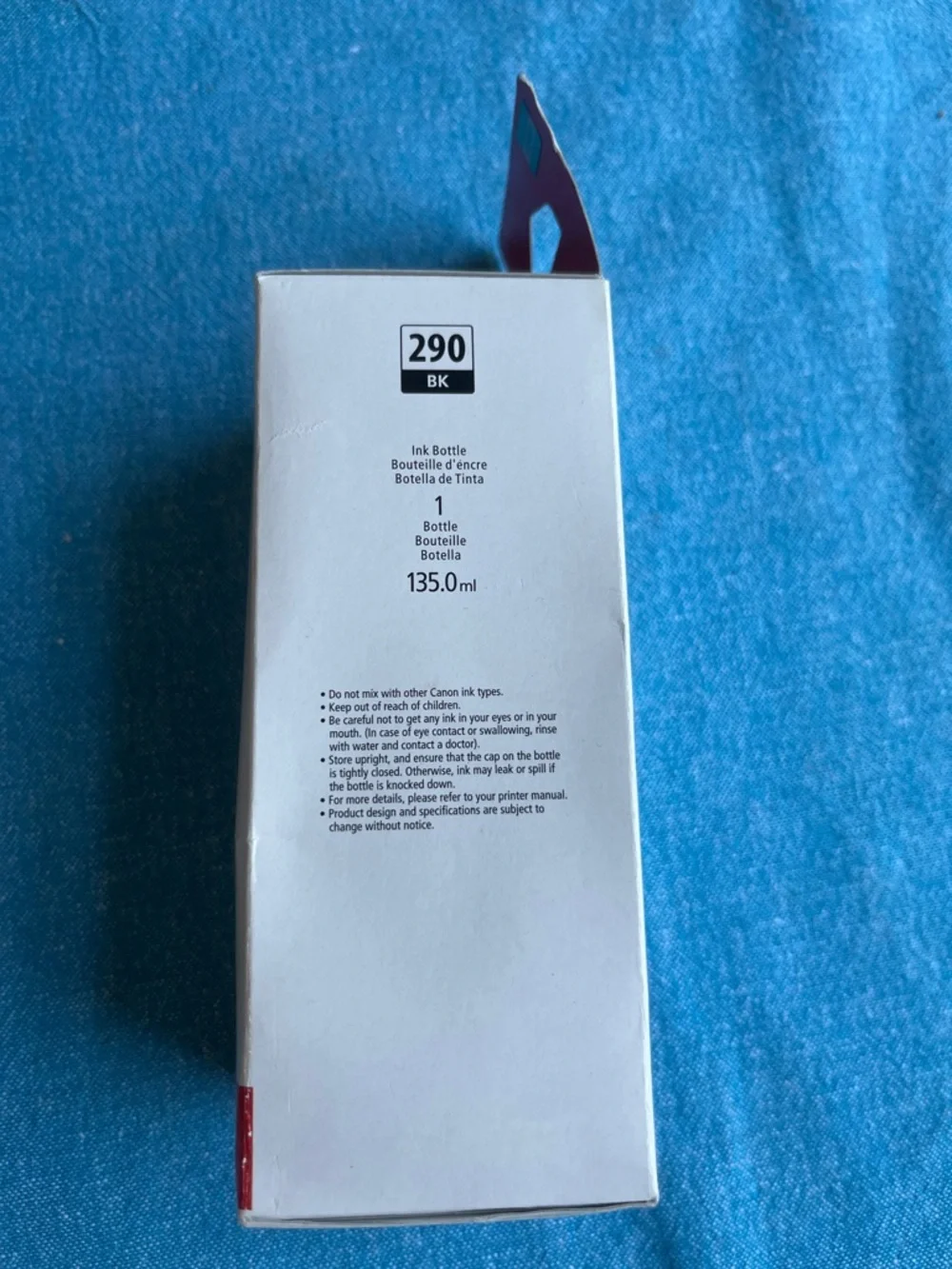 2 Canon Black Ink 135ml Unopened Bottles